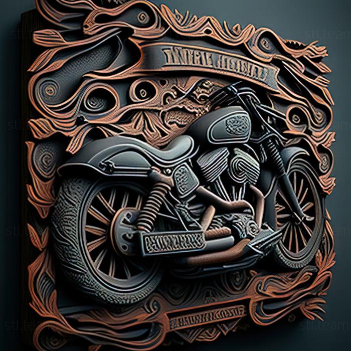 3D модель Harley Davidson Iron 1200 (STL)